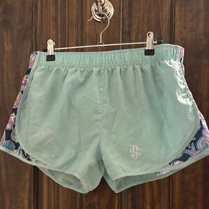 Simply Southern Mint Green Athletic Shorts